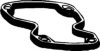 ELRING 776.476 Gasket, cylinder head cover